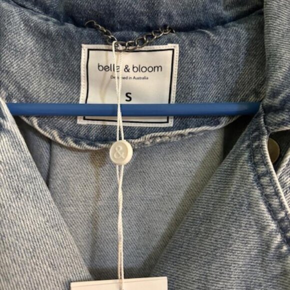 Belle & Bloom Denim Trench Coat - Picture 6 of 8